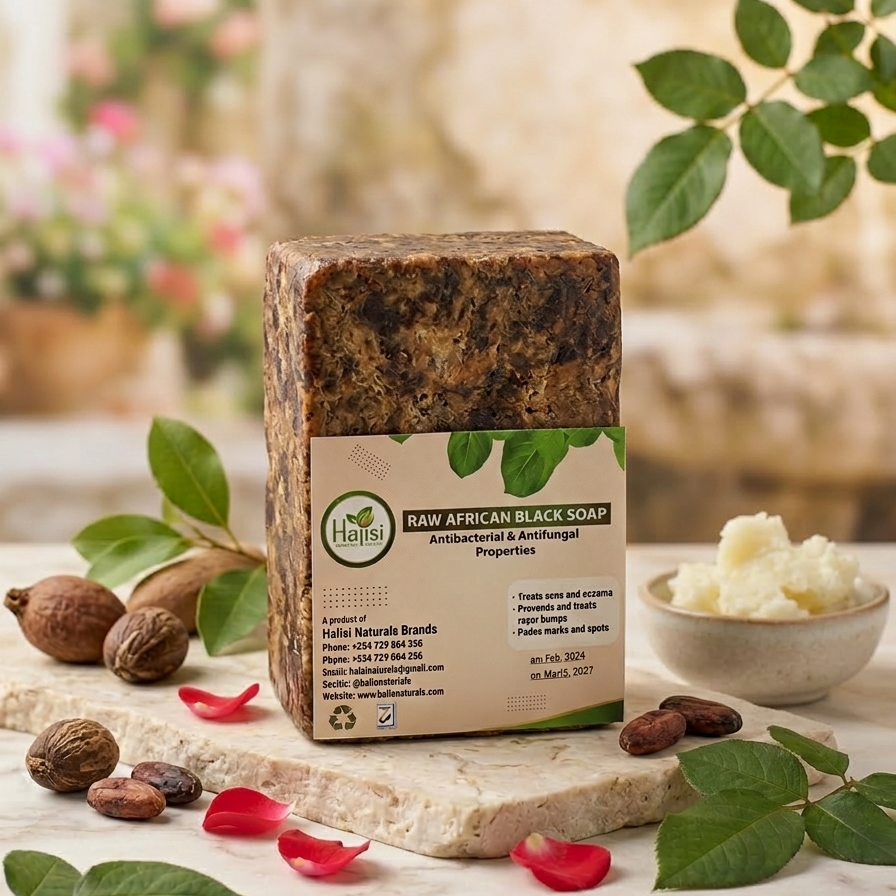Raw African Black Soap - 100g